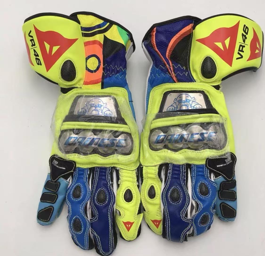 Wholesale price [$90] Dainese Full Metal 6 VR46 Replica Gloves