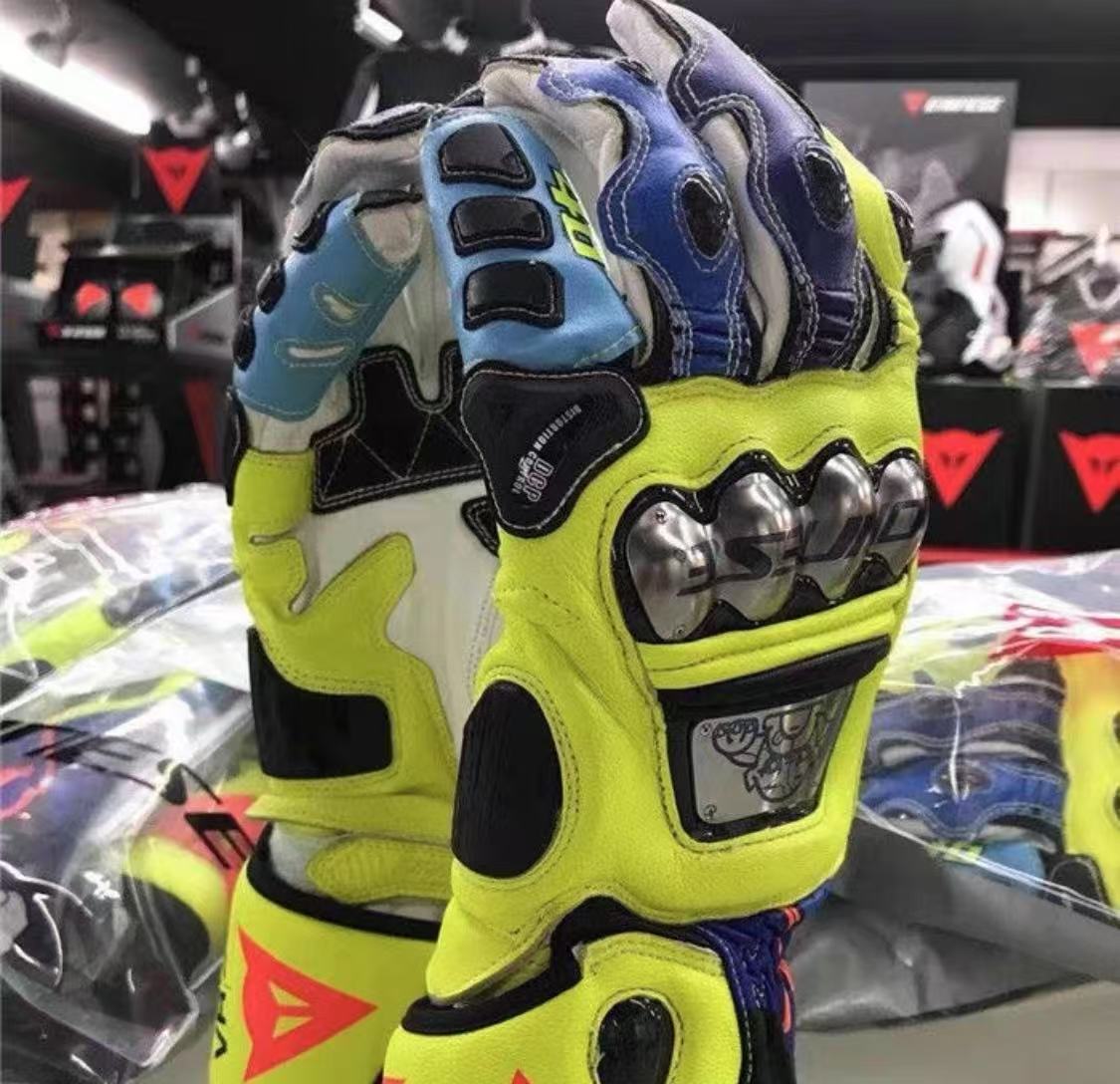 Wholesale price [$90] Dainese Full Metal 6 VR46 Replica Gloves
